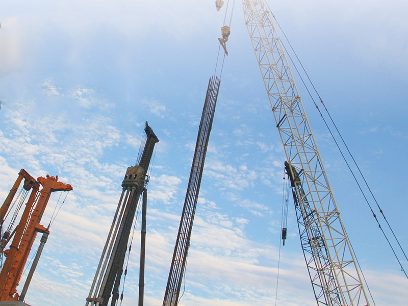 日照港嵐山港BD4軌道基礎 CFD樁復合地基